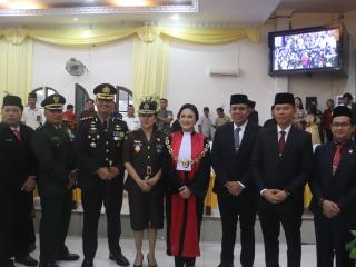 Kapolres Langkat Hadiri Pelantikan Anggota DPRD Periode 2024-2029